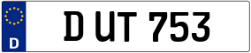 Truck License Plate